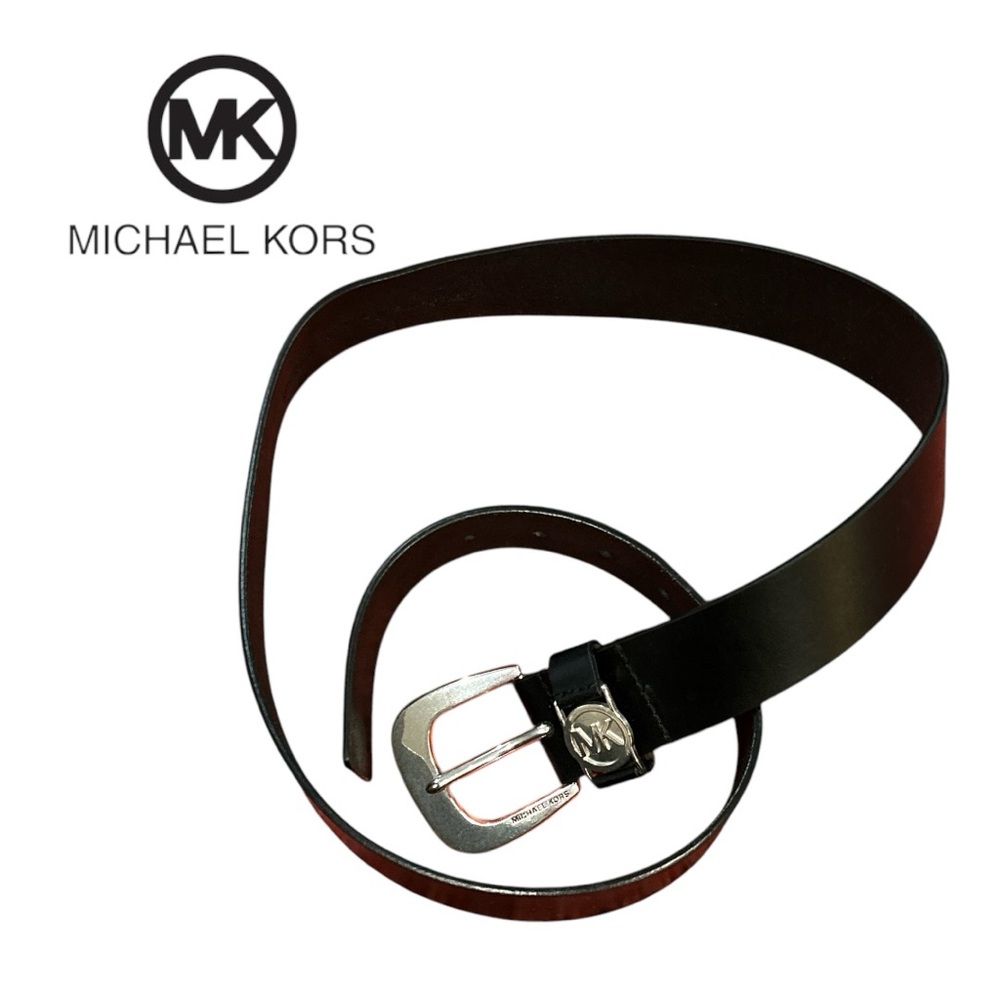 Michael Kors‎ Black Leather Belt - Size L
